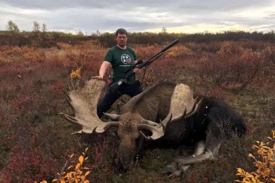 Охота на лося на Чукотке