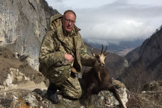 Hunting to chamois in Russia